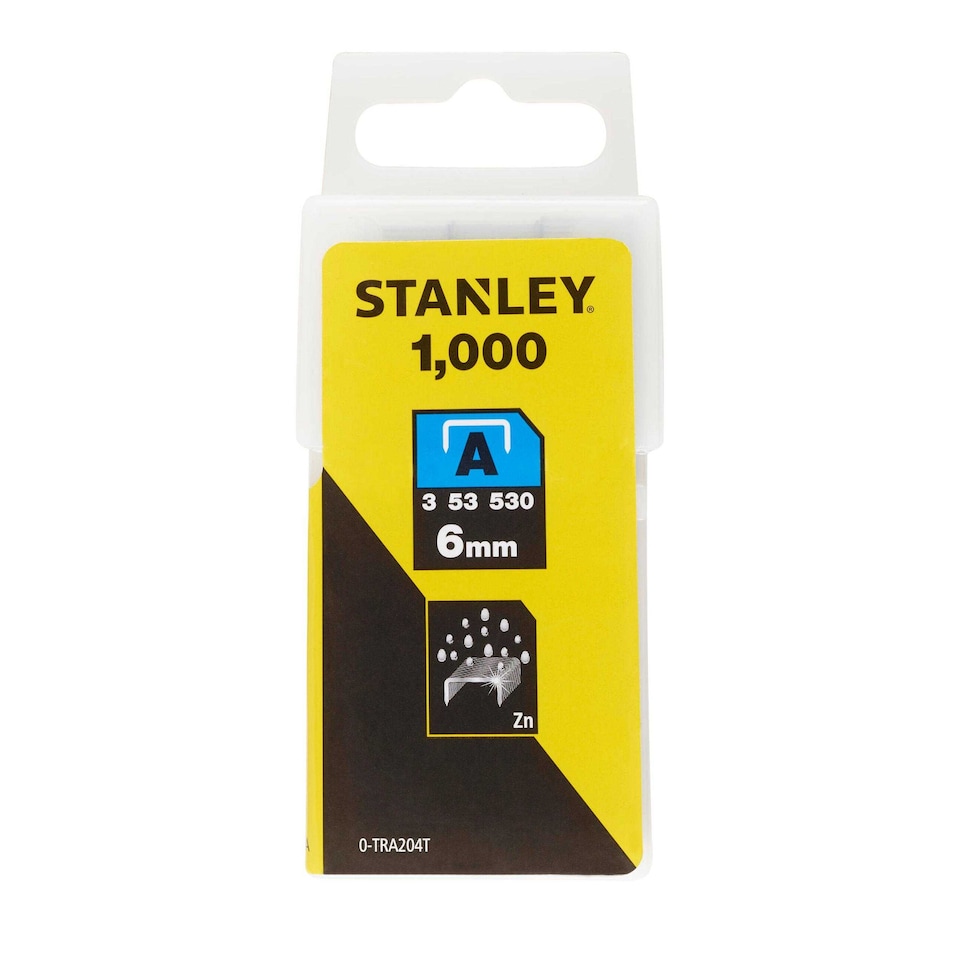 image 1 of Stanley Light Duty Staples (Pack of 1000) | Silver | Silver | One Size | 1