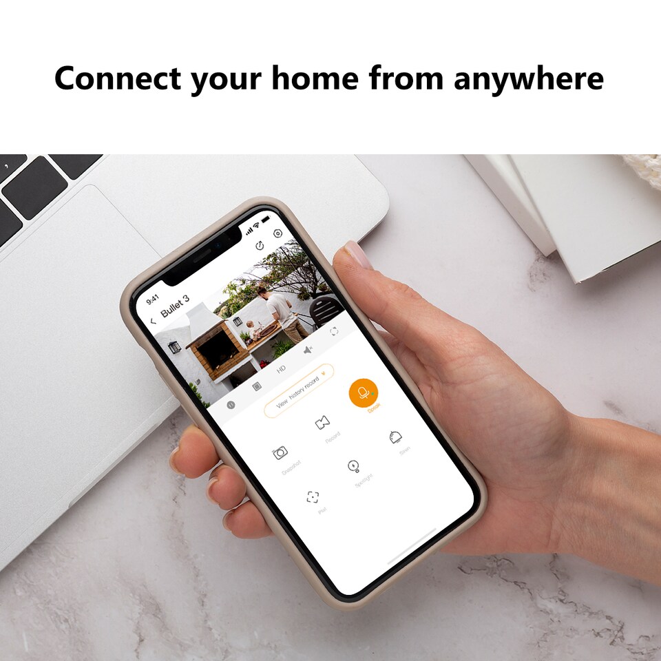 image 1 of IMOU Bullet3 2K Outdoor Cam-  Outdoor Smart Wi-Fi Plug-In Security Camera