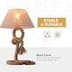 image 4 of HOMCOM Table Lamp Indispensable Nautical Twisted Rope E27 Base Bedside Light