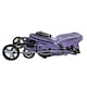 image 9 of Pet Stroller Dog Cat Puppy Pram Pushchair Travel Cart Jogging Buggy Carrier (Purple Dot with Cover)