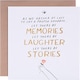 image 1 of Contemporary Text Based Design with Sentimental Message Sympathy Card