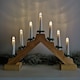 image 5 of 40cm Premier Christmas Candlebridge with 7 Bulbs in Light Wood Battery Operated