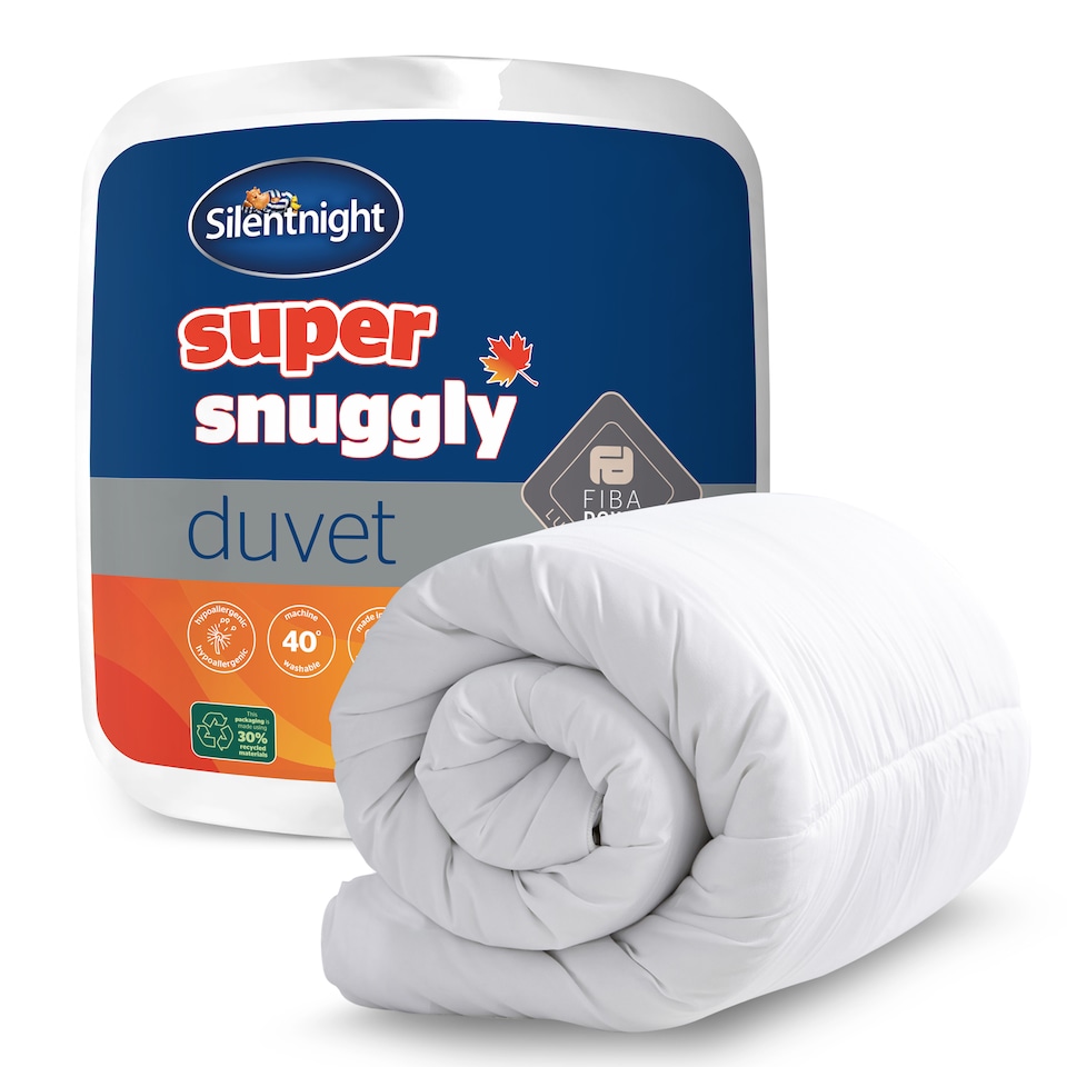 image 1 of Silentnight Super Snuggly 15 Tog Duvet | White