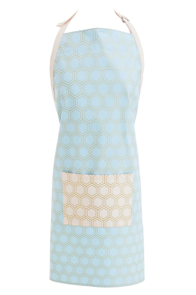 image 1 of Orsina Deco Apron, Stylish Art Deco Pattern With Adjustable Neck And Waist Straps, Protects Clothing