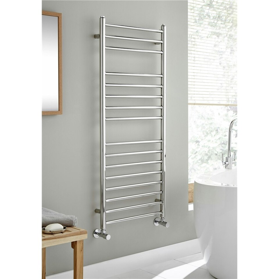 image 1 of 1200mm (H) x 500mm (W) - Vertical Bathroom Towel Radiator (Richmond) - (1.2m x 0.5m)