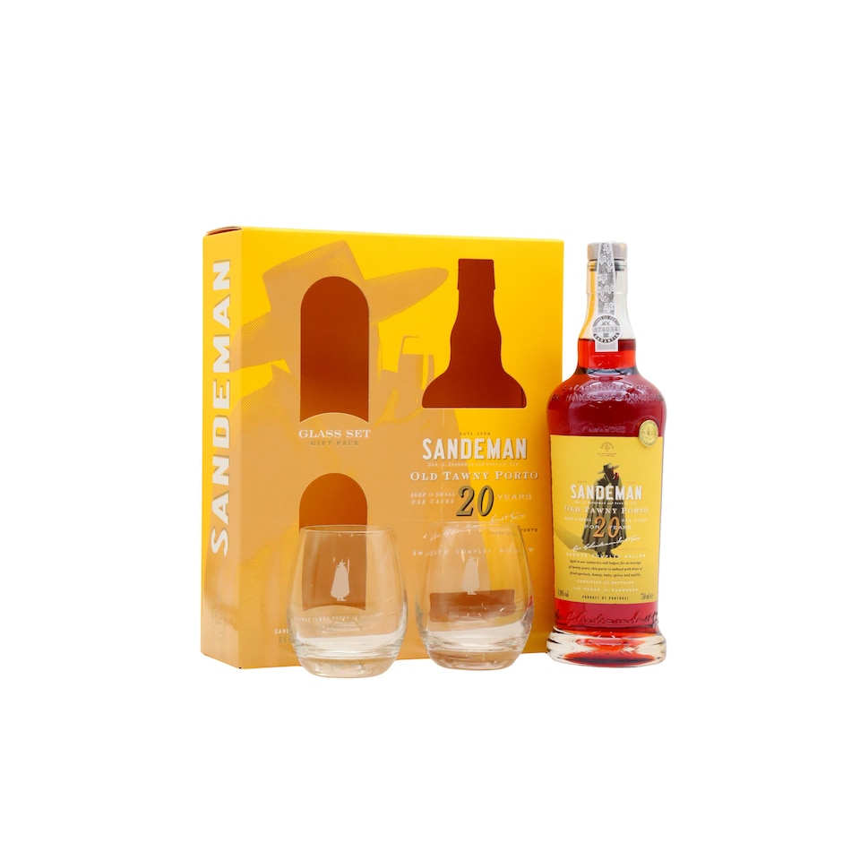 Sandeman - Tawny 20 year old Port Glass Pack