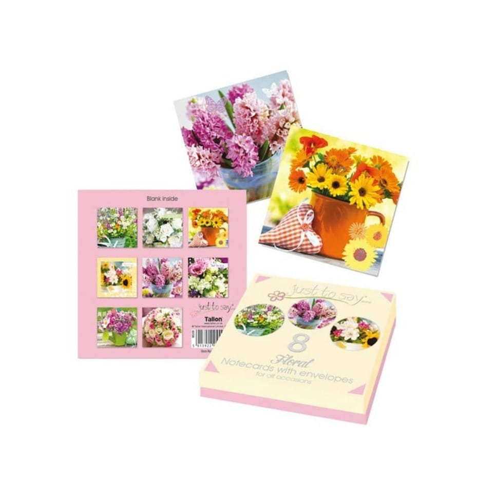 8 Luxury Floral Birthday Cards