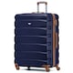image 1 of Flight Knight 29" Extra Large Suitcase – 20kg Capacity Hard Shell Check-In Luggage with 4 Wheels  100+ Airlines Approved: Ryanair, EasyJet, Jet2, Wizz Air, BA | Blue | Navy/Tan | Large