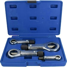 4pc Nut Splitter Cracker Remover Set Damaged Seized Nuts Cutter 9mm - 27mm