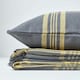 image 4 of Homescapes Grey and Yellow Tartan Check Sofa and Bed Throw - 150 x 200 cm | Grey | 1