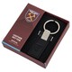 image 2 of West Ham United FC Leather Keyring - Black - One Size