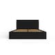 image 7 of End Lift Ottoman Storage Bed Small Double Black | Black | Black