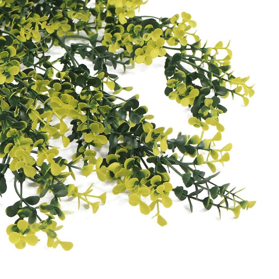 image 1 of Hanging UV and Fire Resistant Artificial Variegated Plant 76cm