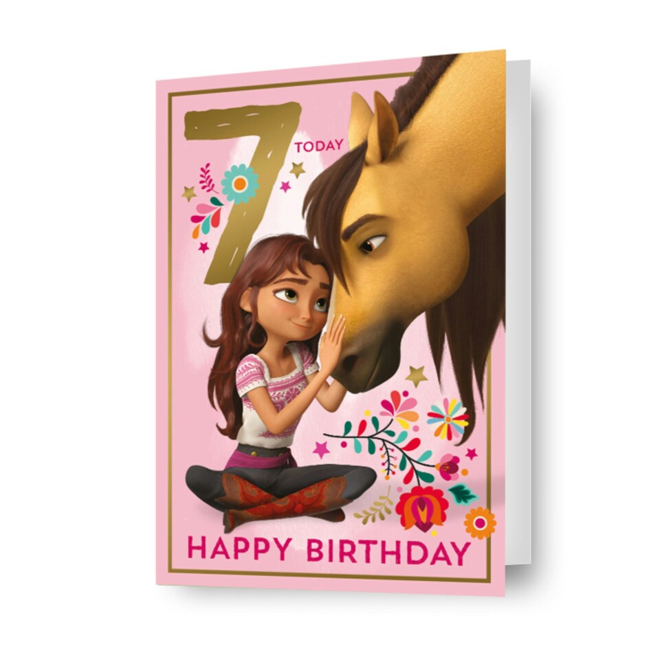 image 1 of Spirit Age 7 Birthday Card
