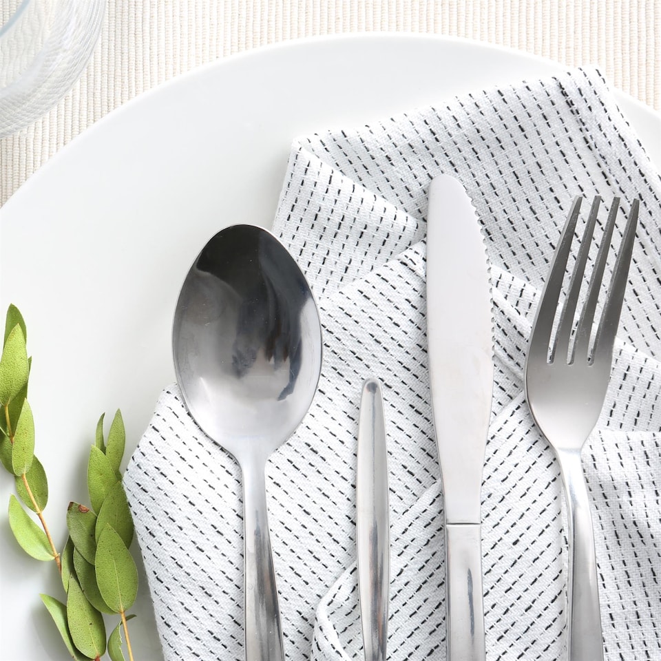 image 1 of Argon Tableware Stainless Steel Teaspoons - Pack of 6