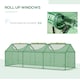 image 4 of Outsunny Mini Greenhouse Small Plant Grow House w/ 3 Windows