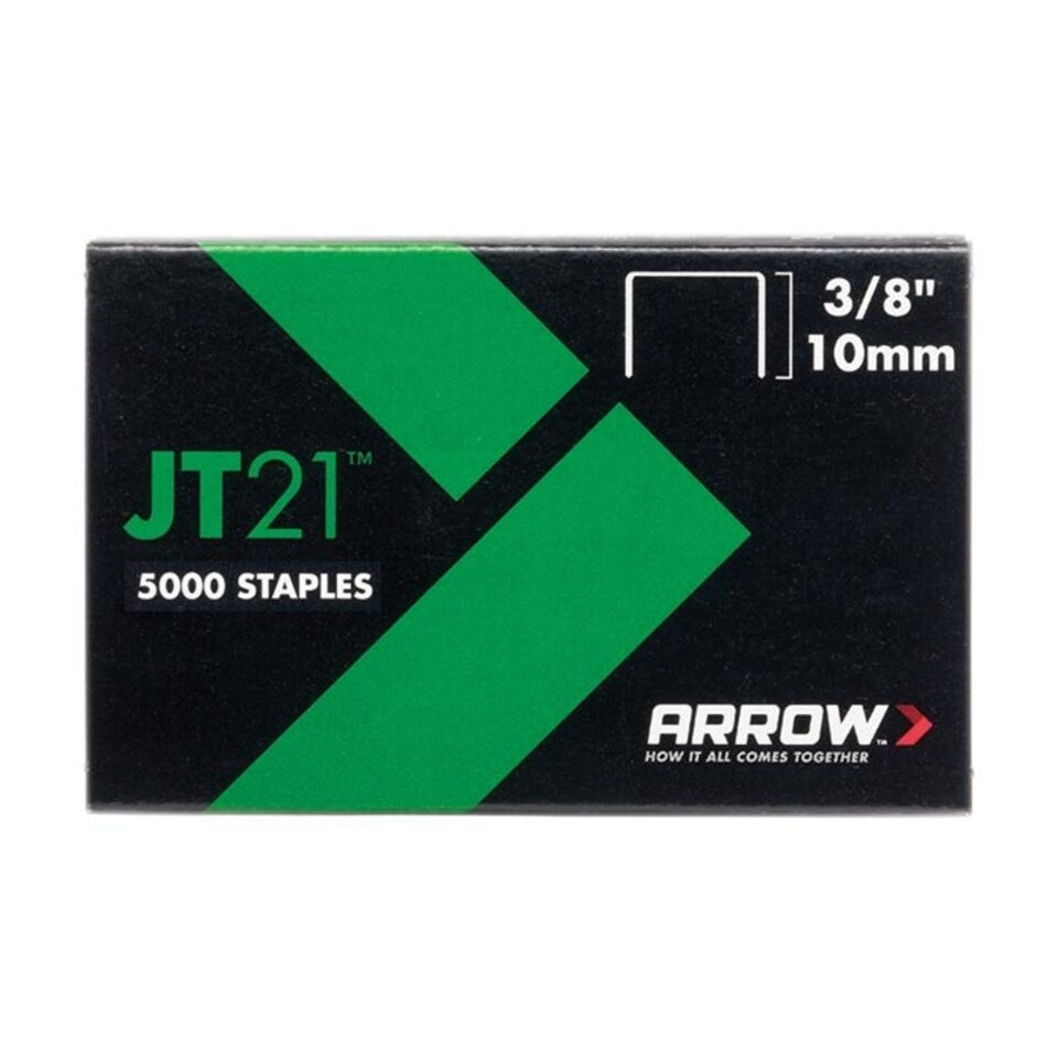 Arrow Jt21 Staples - Multi Colour - Box 5000  10mm 3/8in