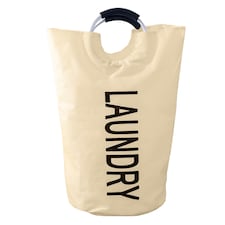 40L Collapsible Laundry Basket, Laundry Hamper with Padded Handles