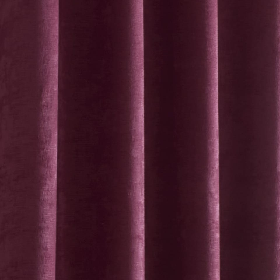 image 1 of Fusion Strata Eyelet Curtains Wine