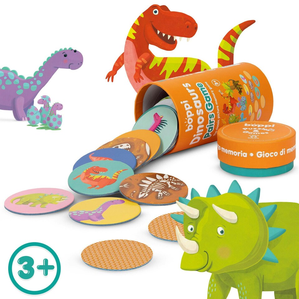 image 1 of boppi Pairs Game - Dinosaurs