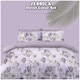 image 5 of VELVETIO Jessica Complete Duvet Cover Set with Fitted Sheet Luxury Bedding Quilt Purple | Single