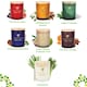 image 6 of Nicola Spring Soy Wax Scented Candles - 130g - Patchouli & Rosewood - Pack of 3 | Blue | Blue