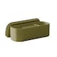 image 1 of COSMIC Bathroom Organiser,Storage Box, With Lid, Green, ALIFE Collection