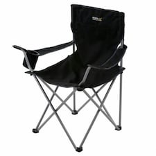 Foldable Camping Chair Regatta Isla Black N/A