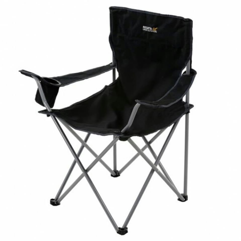 Foldable Camping Chair Regatta Isla Black N/A