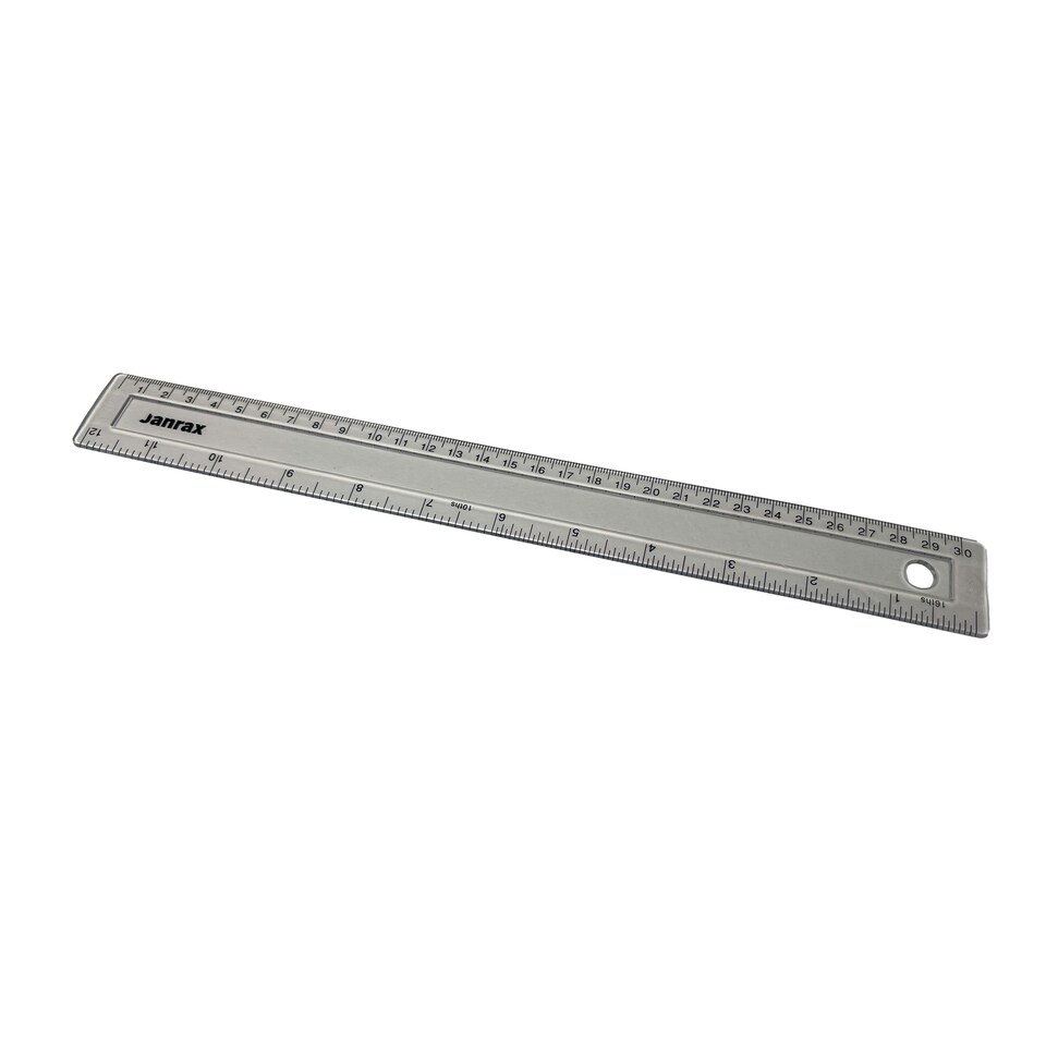 image 1 of Shatter Resistant 30cm Plastic Ruler by Janrax