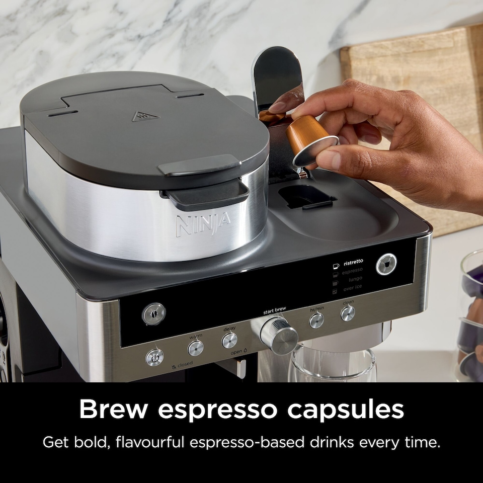 image 1 of Ninja Prestige Dualbrew System 2 in 1 Silver CFN802UK