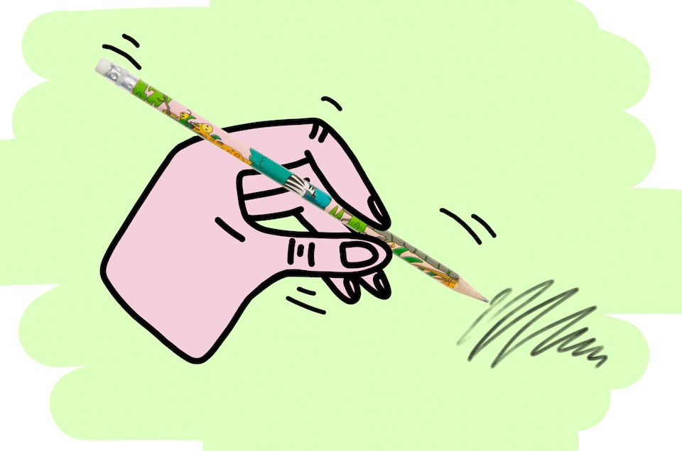 image 1 of Pack of 12 Wild Animals Design Pencils with Eraser