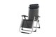 image 2 of Groundlevel Luxury Gravity Garden Sun Lounger Relaxer Chair with Cushion | Grey | Grey