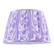 image 1 of Modern Lilac Pleated Cotton Fabric Lamp Shade with Wavy Lines Design