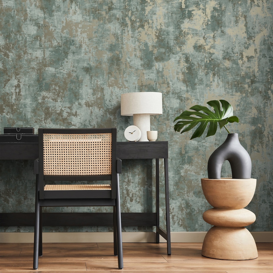 Fine Decor FD43065 Sierra Texture Wallpaper, Sage