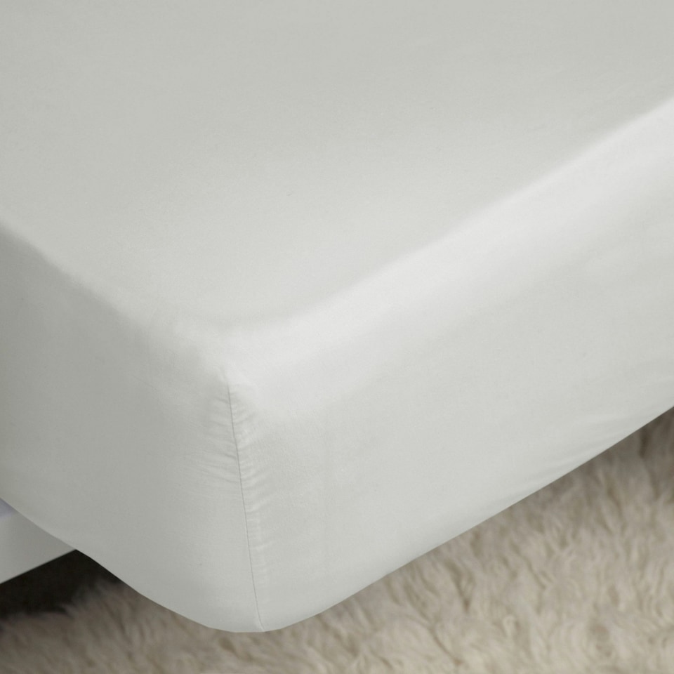Belledorm 400 Thread Count Egyptian Cotton Ultra Deep Fitted Sheet - Ivory - Kingsize