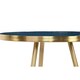 image 3 of Set of 2 tables Home ESPRIT Blue Golden 41 x 41 x 51 cm N/A