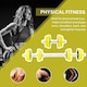 image 4 of HOMCOM Adjustable 20KGS Barbell & Dumbbell Set for Home Gym, Yellow Standard