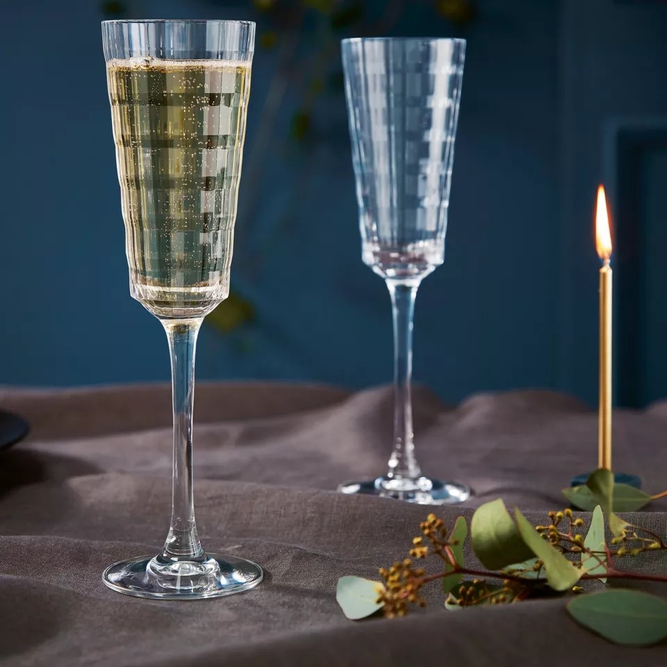 image 1 of 170ml Eclat Cristal D'Arques Iroko Crystal Champagne Flute | Clear | 6