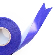 Purple Satin Faced Ribbon Reel 25mm x 50m