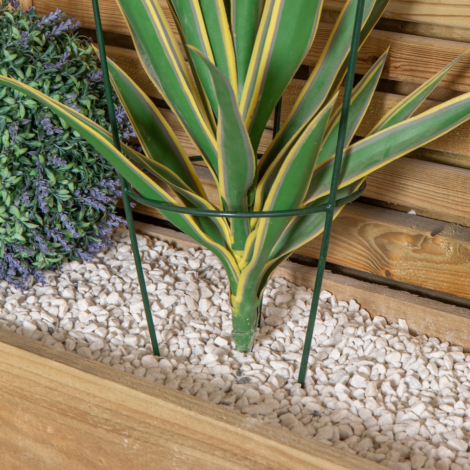 image 1 of Pack of 3 Tom Chambers Urban Green Conical Garden Plant Support Ring 30cm -  Medium