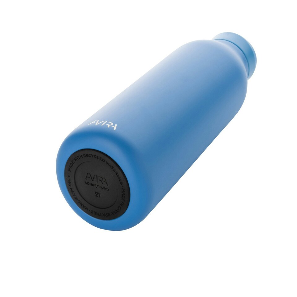 image 1 of Avira Avior Recycled Stainless Steel 500ml Water Bottle - Blue - One Size | Blue | One Size