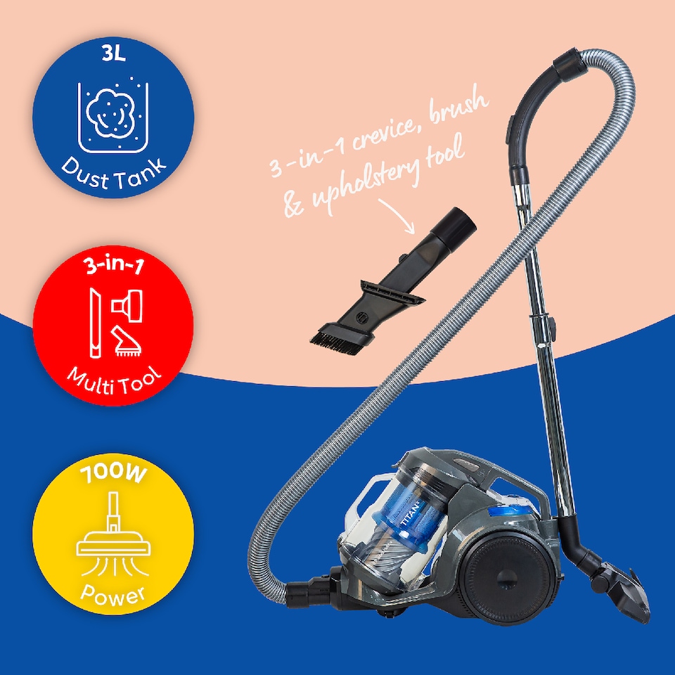 image 1 of Russell Hobbs RHCV4101 Titan2 3L Cylinder Vacuum