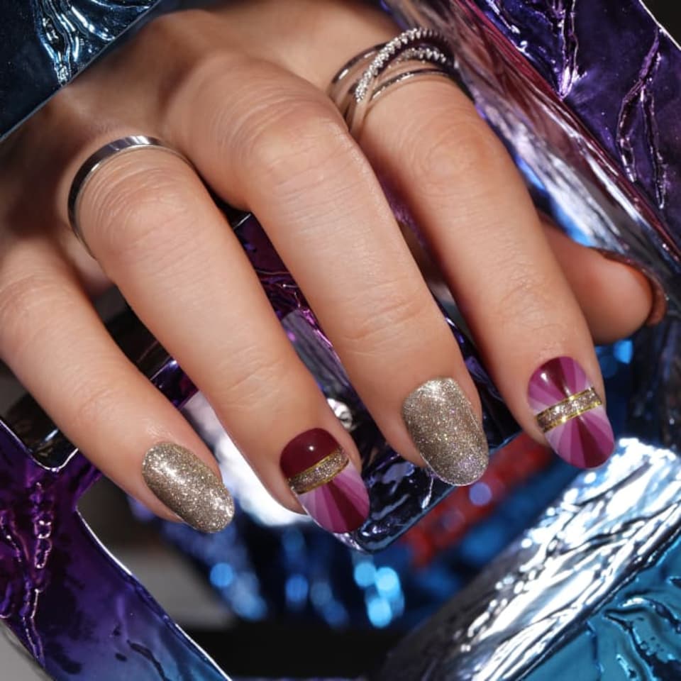 image 1 of Bluesky Gold Gel Polish - Steal The Show 10ml