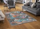 image 2 of Trendy Tribal Pattern In Watercolour Style Rug | Multi