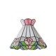 image 1 of ValueLights Evelyn Tiffany Rose Glass Ceiling Pendant Shade