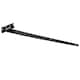 image 6 of 18in / 450mm Heavy Duty T Tee Hinges For Shed + Garden Gates Black Finish 10pc