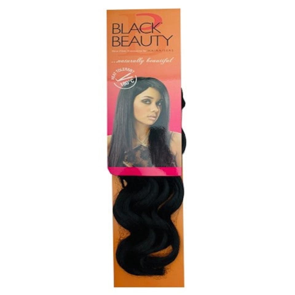 Hairaisers Black Beauty Syn Italian Wave Multi | F4/27 | 18 inch