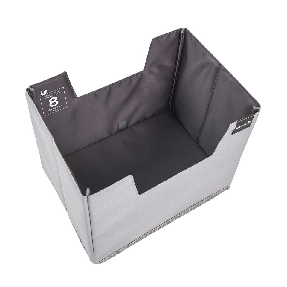 image 1 of Keeeper Foldable Shopping Organiser Bag 19 Litre - Grey Grey