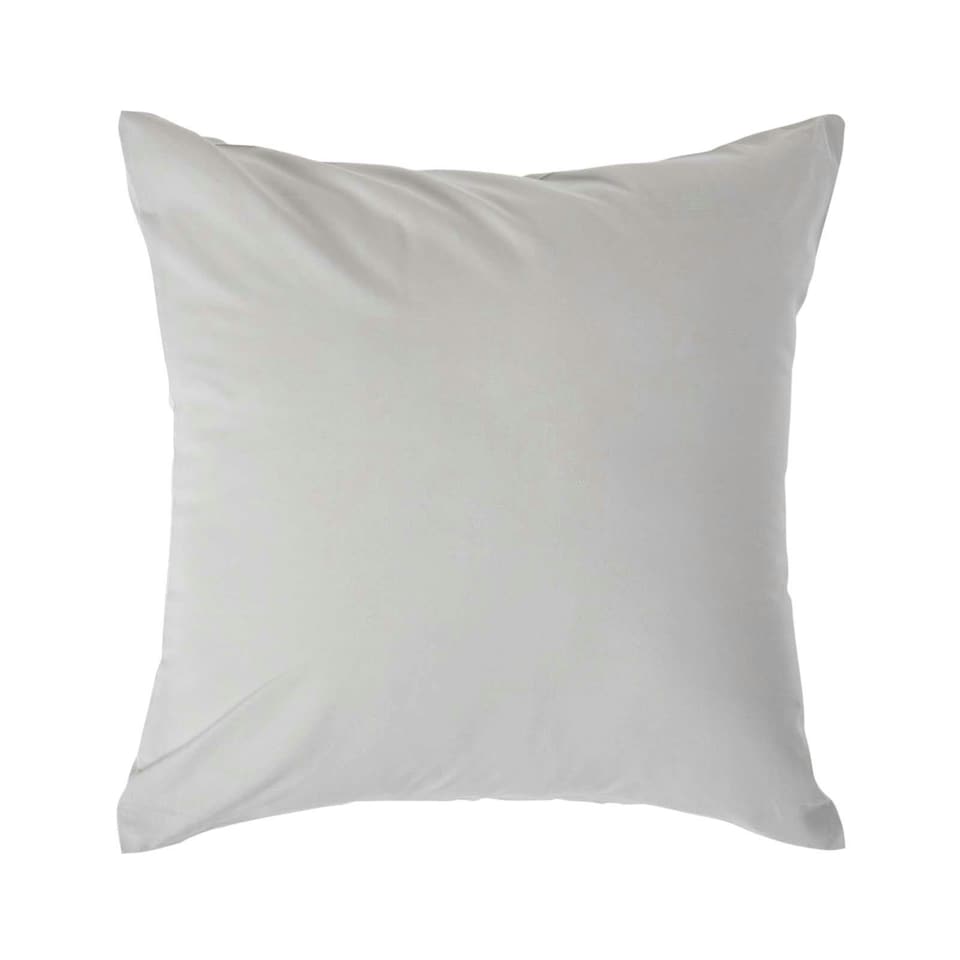 image 1 of Homescapes Silver Grey European Size Egyptian Cotton Pillowcase 200 TC - 40 x 40 cm